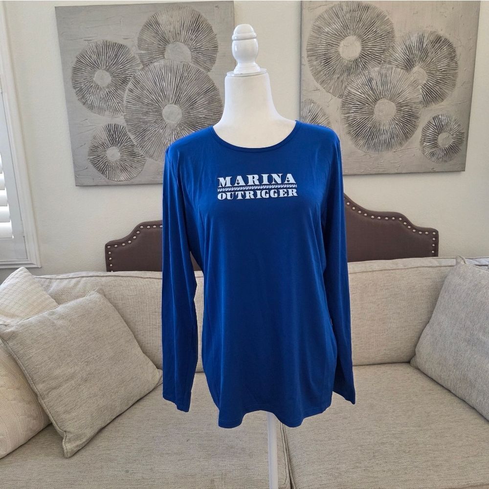 Patagonia Performance Outrigger Long Sleeve Rash Guard Sz XL